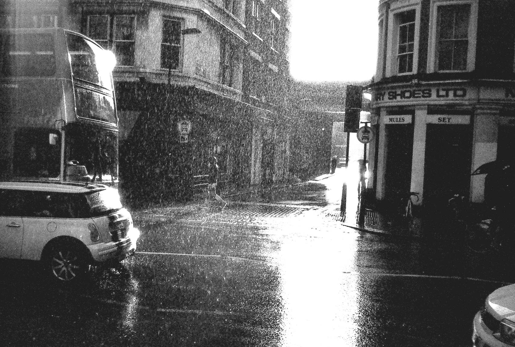 is raining! So what? | rainy london alley